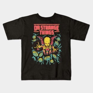 Dr. Strange Things - Dark Kids T-Shirt